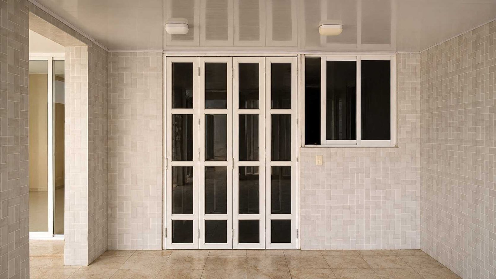 Proyectos Realizados Puerta plegable en vidrio - Cajicá, Cundinamarca